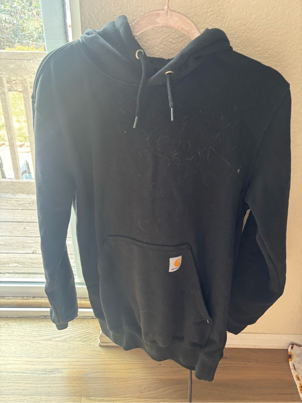 Carhartt Black Pullover Hooded Sweatshirt